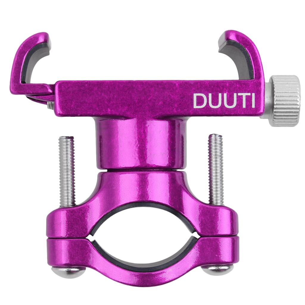 Aluminum Alloy Bike Bicycle Phone Holder Cycling Handlebar Stem Mount Black