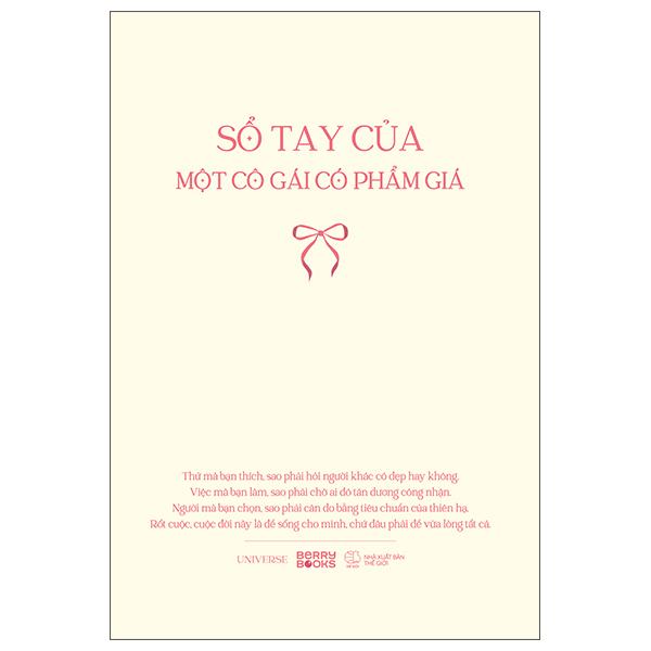 Sách - Sổ Tay Của Một Cô Gái Có Phẩm Giá