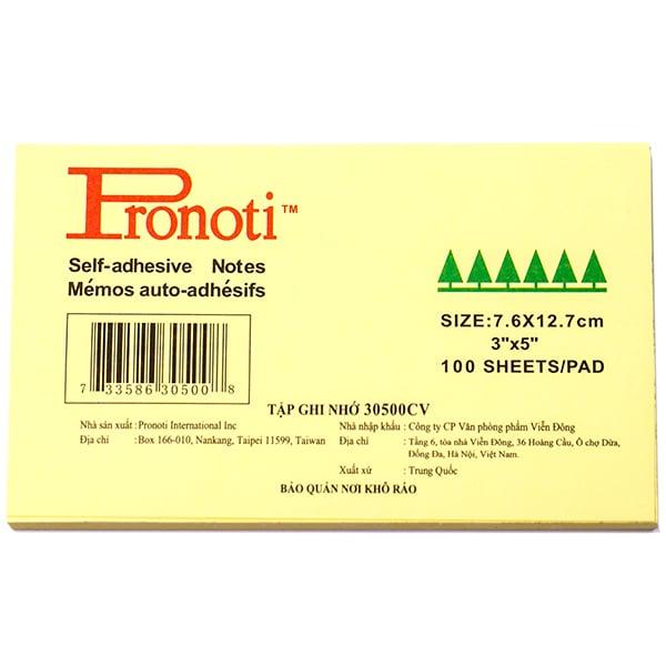 Giấy Note Pronoti 3&quot;x 5&quot;