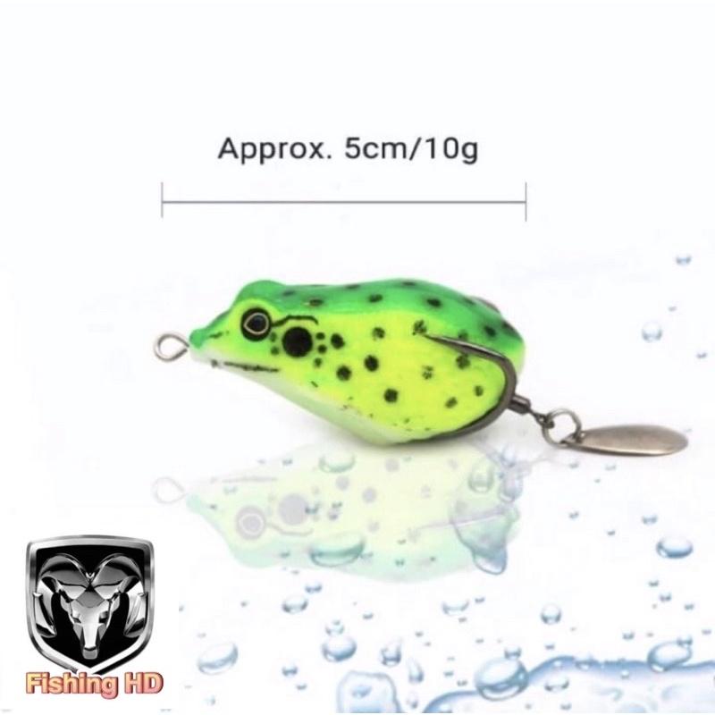 mồi nhái giả câu lure cá lóc - mồi nhái giả super frog đồ câu FISHING_HD