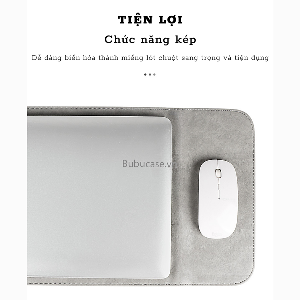 Túi Laptop Da Trơn 1 Ngăn Chống Thấm Miệng Đứng - Kháng Nước - Da Mềm - Sang Trọng