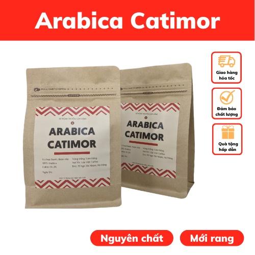 Cà Phê Arabica Catimor cafe rang mộc nguyên chất thơm ngọt vị chua cam ít đắng phù hợp pha máy mix pha phin