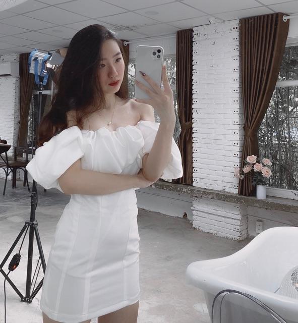 Đầm bèo vai trắng Dreamy