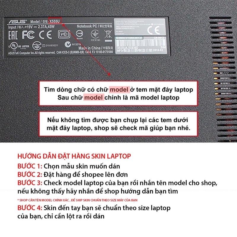 Miếng Dán Laptop - Thiết Kế Theo Từng Máy