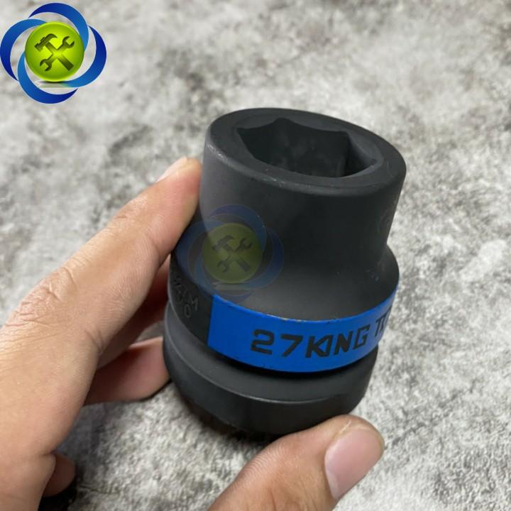 Tuýp 27mm 1 inch Kingtony 853527M loại ngắn 6 cạnh màu đen