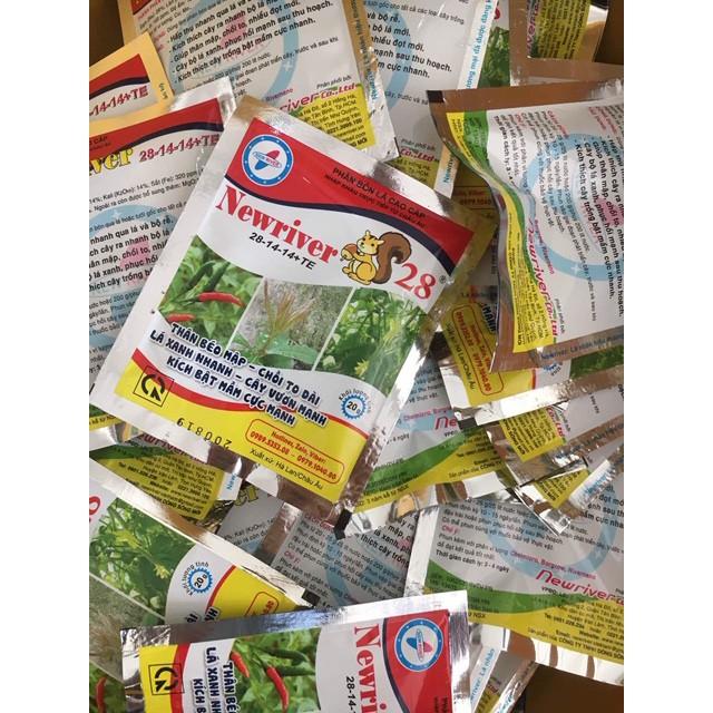 PHÂN BÓN NEWRIVER 28-14-14 gói 200 gr - VƯƠN CÂY - BẬT MẦM