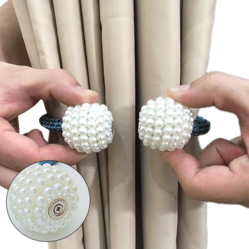 Dây buộc rèm cửa đính ngọc trai nhân tạo xinh xắn