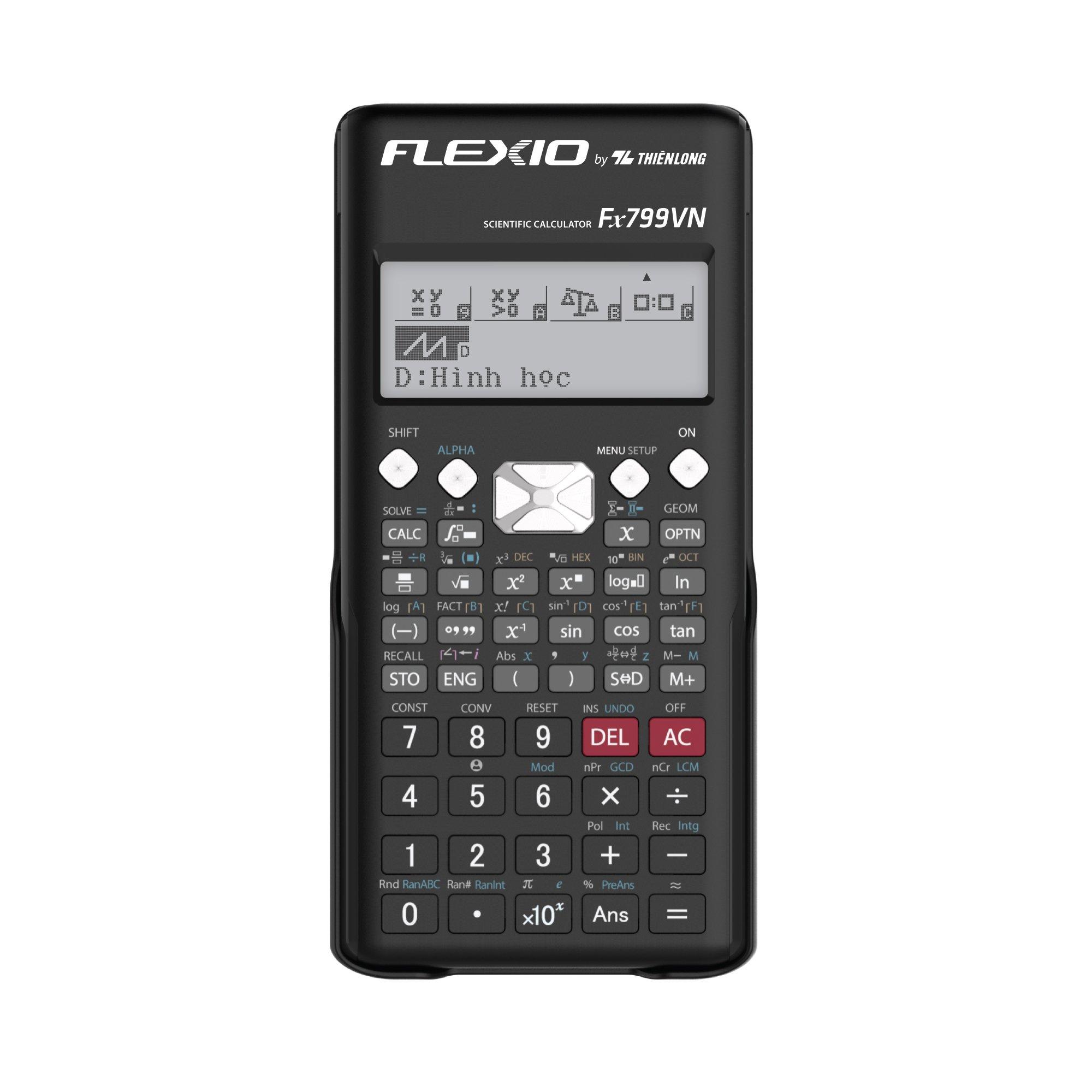 Máy tính khoa học Thiên Long Flexio Fx799VN-KM