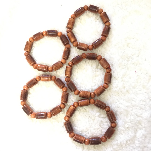 Vòng tay gỗ Huyết Long Đốt Trúc (BH654) Tĩnh tâm - May Mắn - Lưu thông khí huyết - Bracelet of HAHANCO
