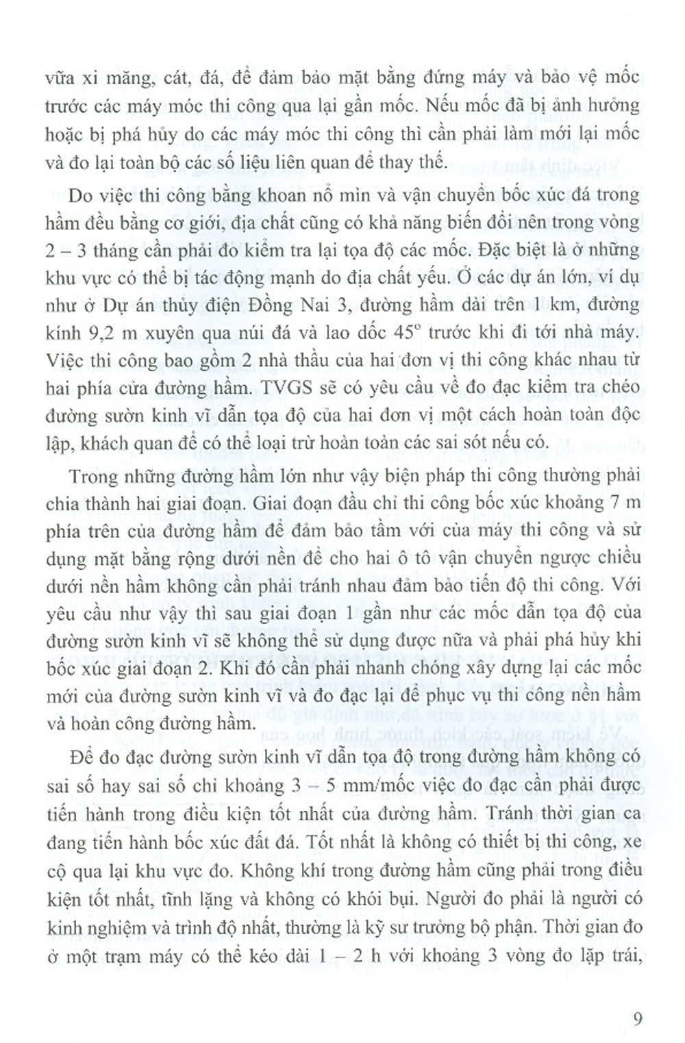 Sổ Tay Công Tác Trắc Địa Trong Thi Công Đường Hầm Và Công Trình Thủy Điện