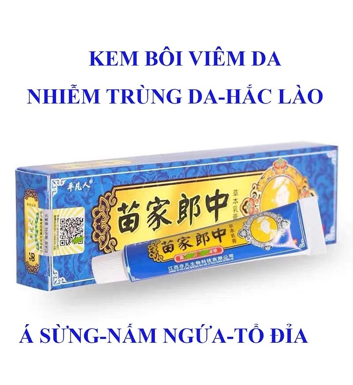 KEM BÔI DA LIỄU ĐÔNG Y-Nấm ngứa, tổ đỉa, hắc lào, lang men, vẩy nến, á sừng, zona các vấn đề về da