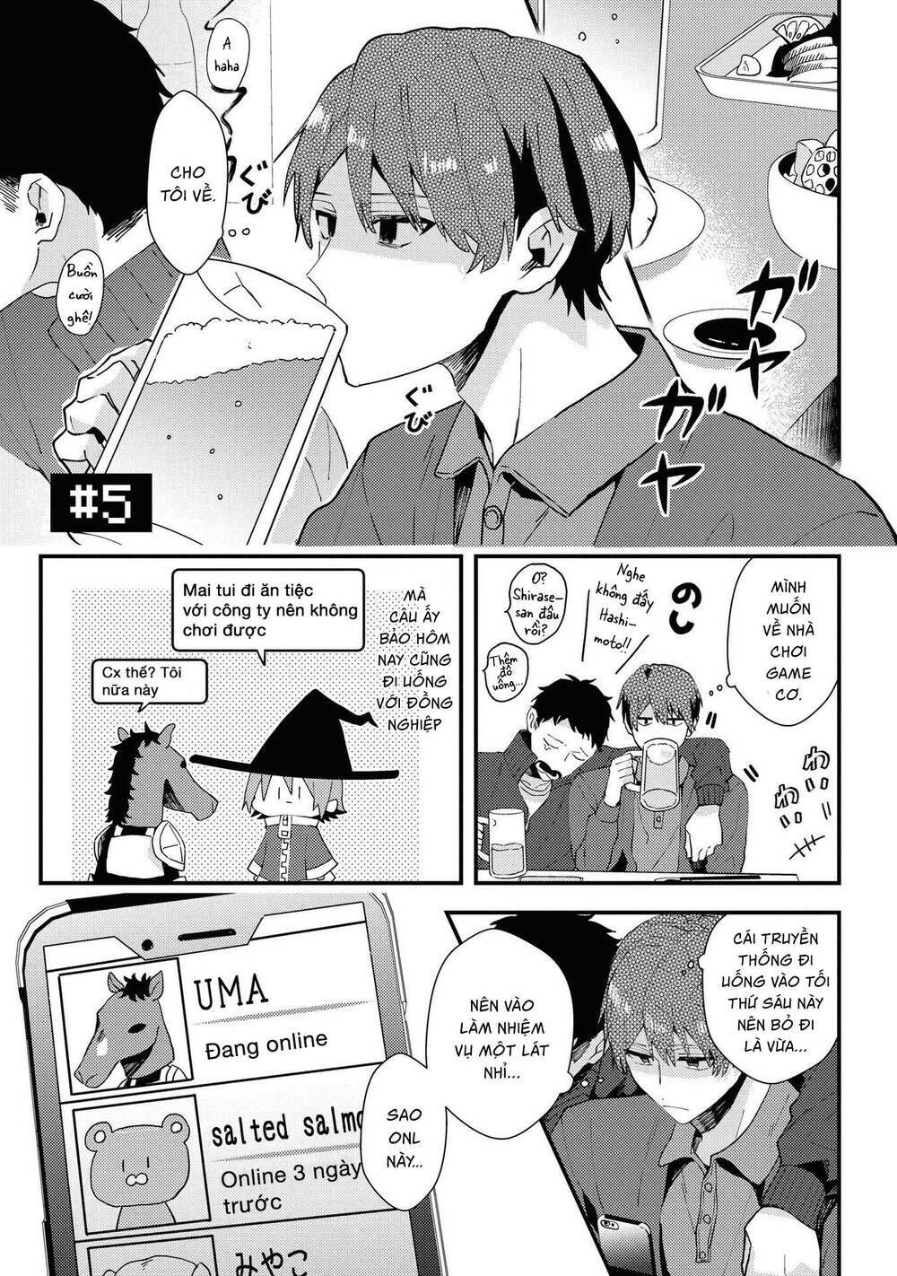 đồng đội game online, té là ngài sếp khó tính chapter 5 1