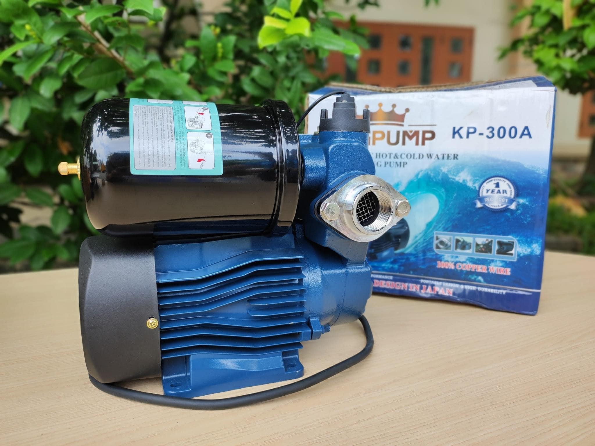 MÁY BƠM NƯƠC TỰ ĐỘNG 300W KINGPUMP KP-300A - HÀNG CHÍNH HÃNG