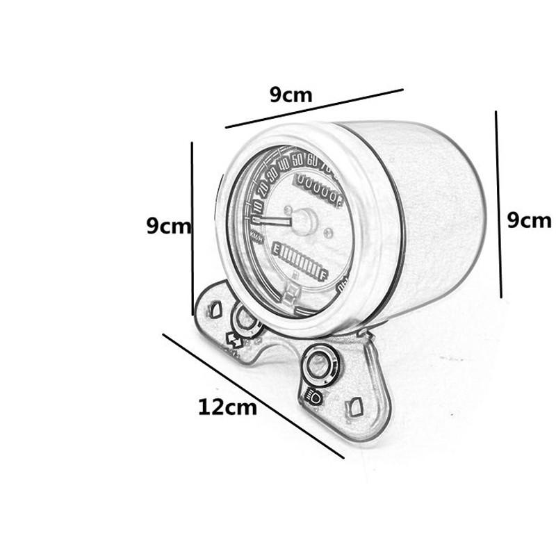 Đồng hồ đo tốc độ / quãng đường đi kèm cổng sạc USB dành cho xe mô tô Honda cg125