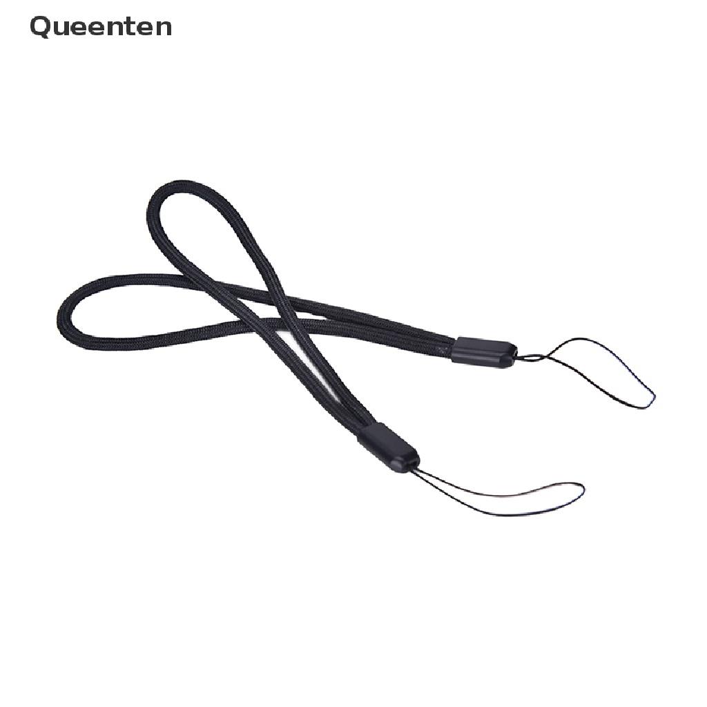 Queenten 5x Black Nylon Wrist Strap Lanyard for Camera Cell Phone iPod USB mp3 mp4 QT