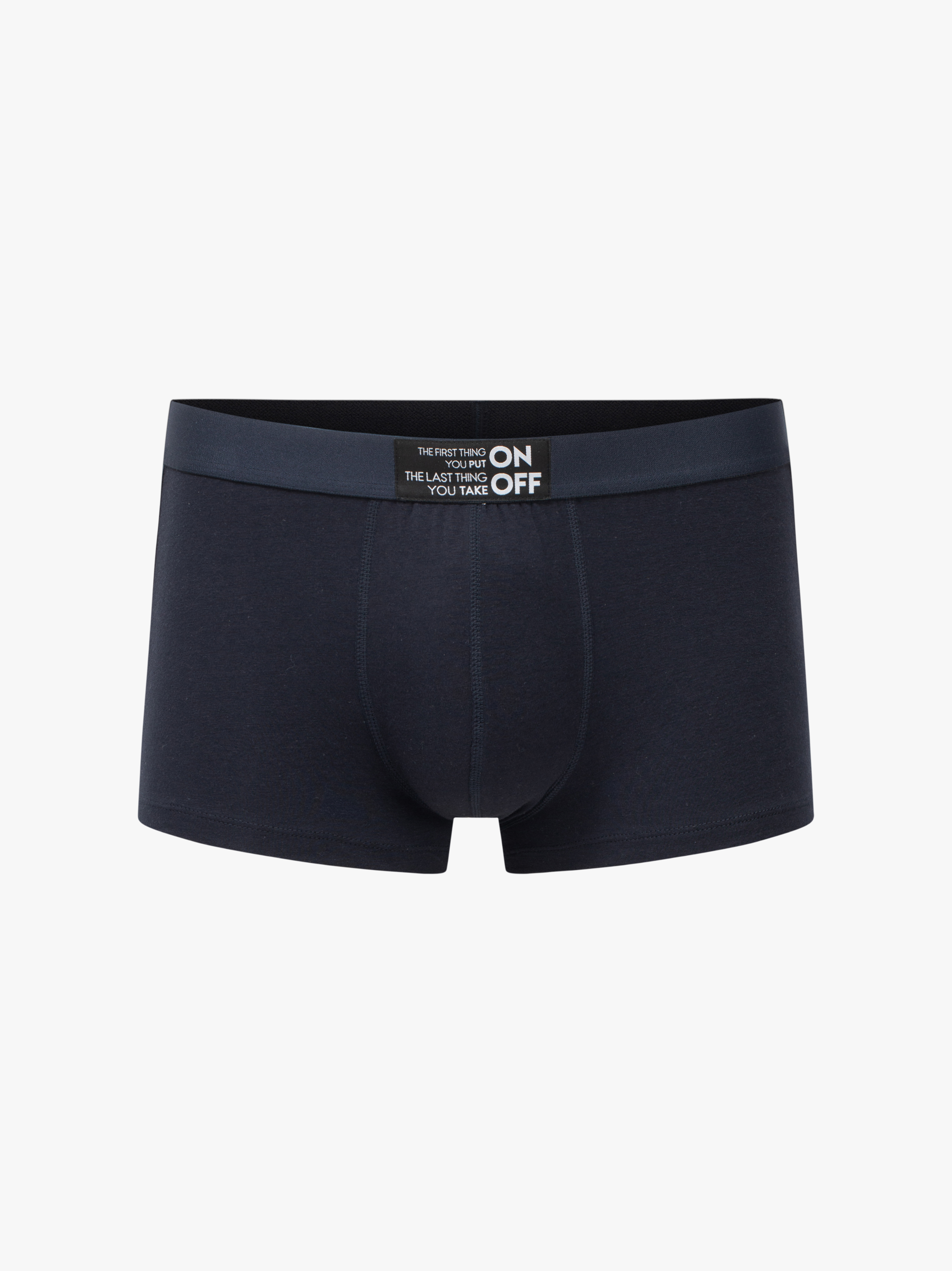 Combo 3 quần lót nam cotton lành tính dáng trunk thoáng mát thấm hút mồ hôi ONOFF màu ngẫu nhiên- 18UQ24A035-55