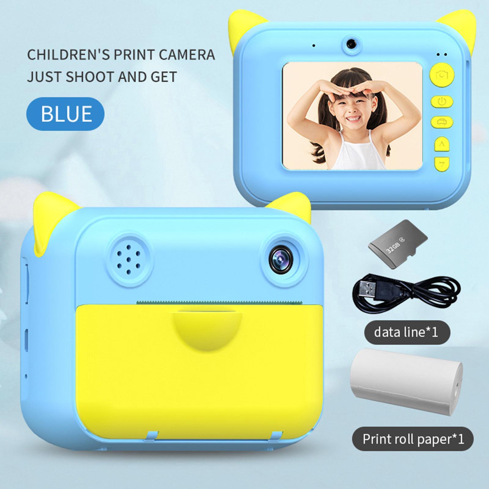 Video Digital Cameras Instant Print Camera for Boys Birthday Gifts