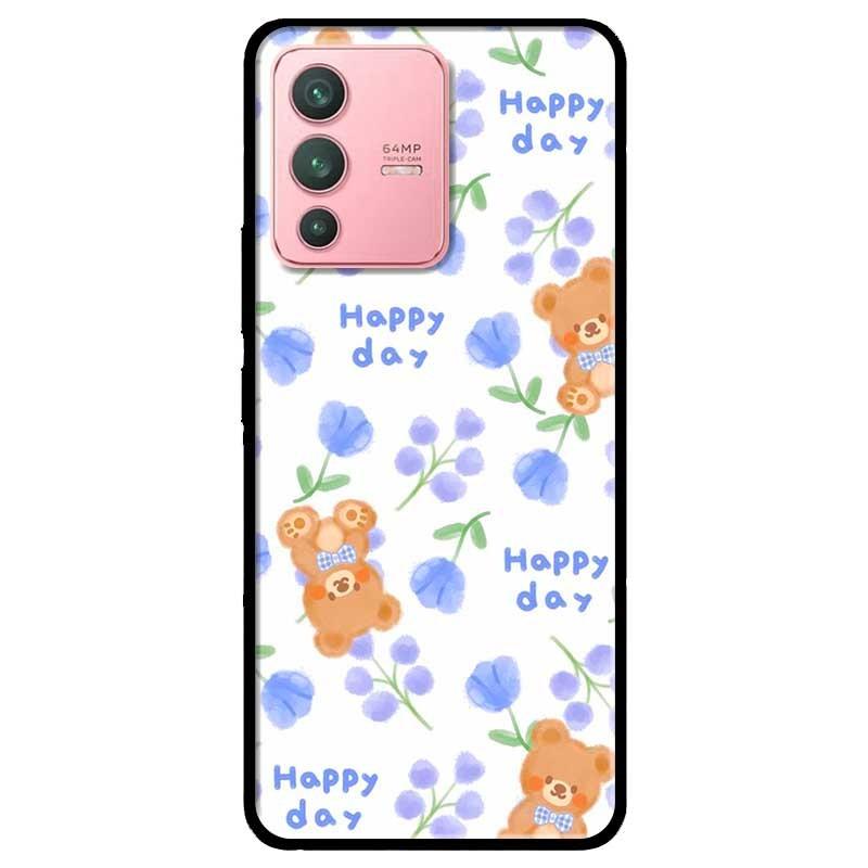 Ốp lưng dành cho Vivo V23 5G / S12 - Vivo Y15s / Y15A - Hoa Sắc Màu Đỏ