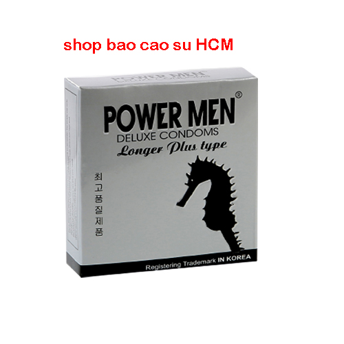 Bao cao su power men trị xuất tinh sớm h3c