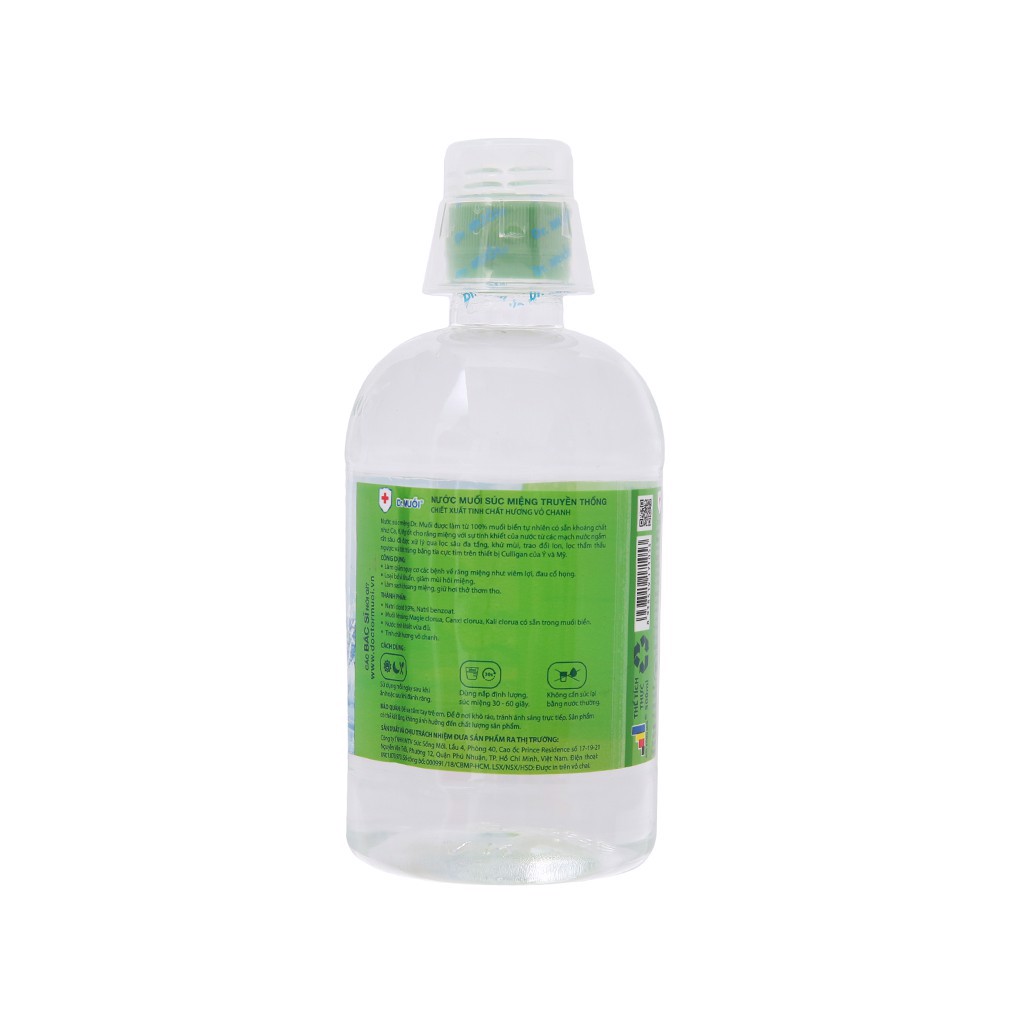 Nước Súc Miệng Dr. Muối 1000ml combo 9 chai