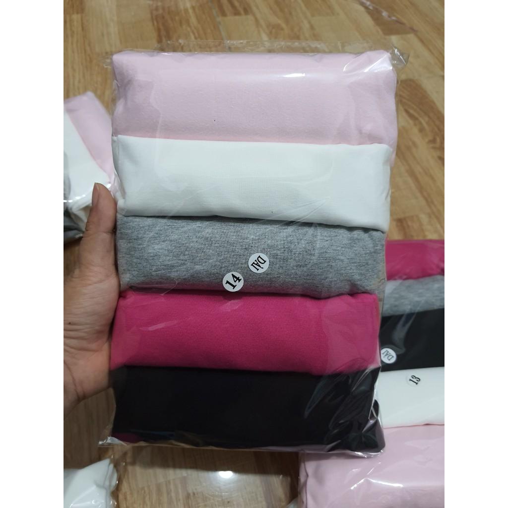 (VẢI XUẤT DƯ) QUẦN LEGGING DÀI / QUẦN DÀI TRƠN THUN COTTON 4 CHIỀU CHO BÉ GÁI 9-20KG