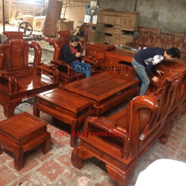 Bộ ghế gỗ phòng khách