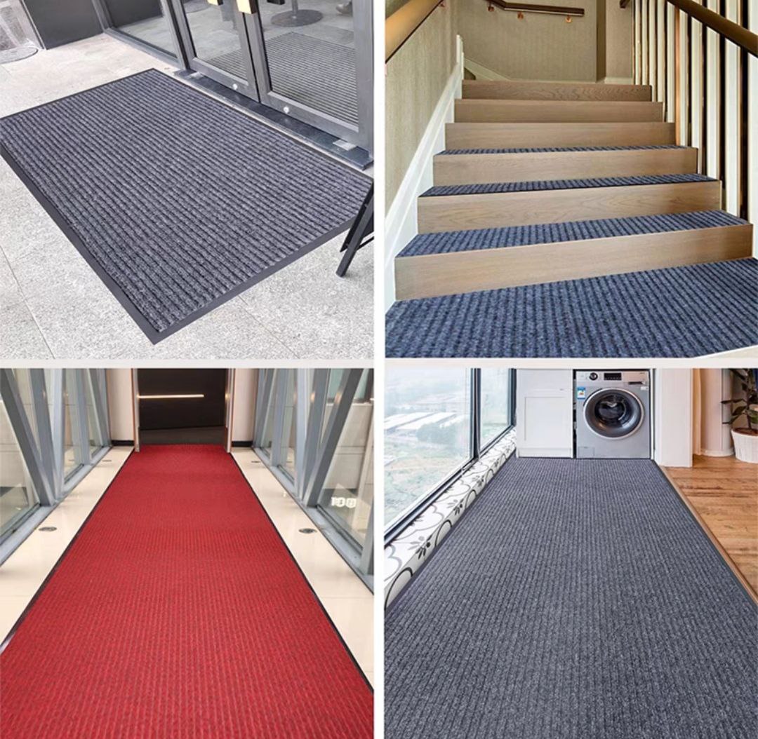 THẢM CHÙI CHÂN PVC CHỐNG TRƯỢT DÀNH CHO CỬA RA VÀO SÀN NHÀ SẢNH CẦU THANG MÁY NHÀ HÀNG KHÁCH SẠN NHIỀU SIZE $ MÀU