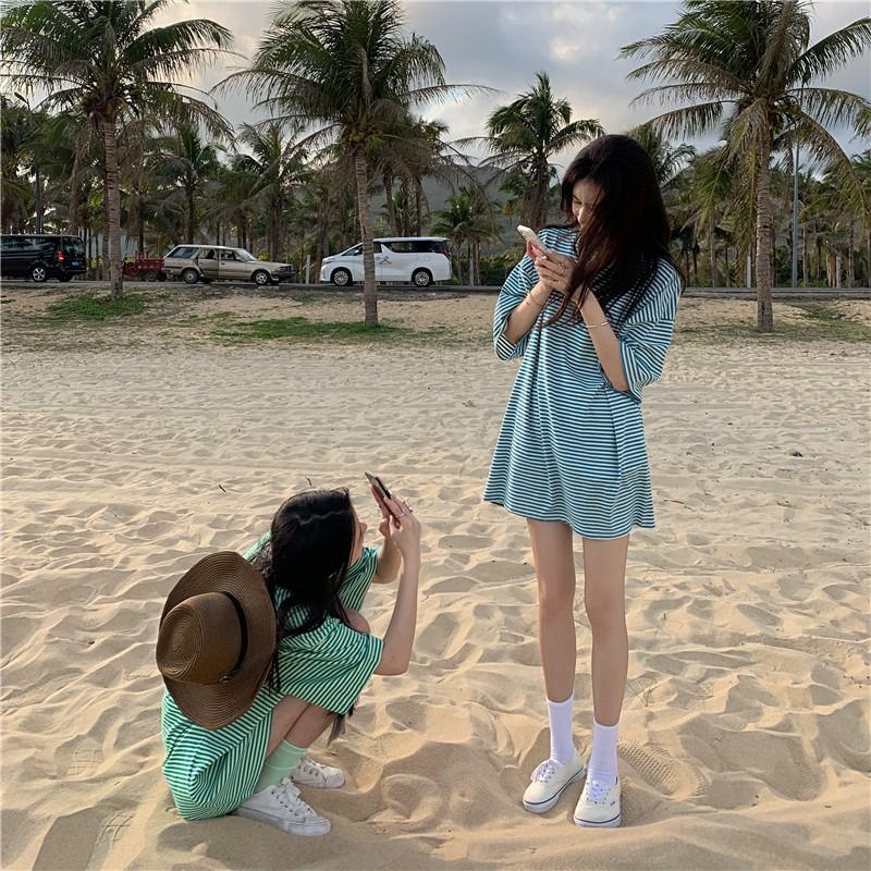 Striped Basic Tee - Áo Thun Sọc Form Rộng Oversize Summer Ulzzang
