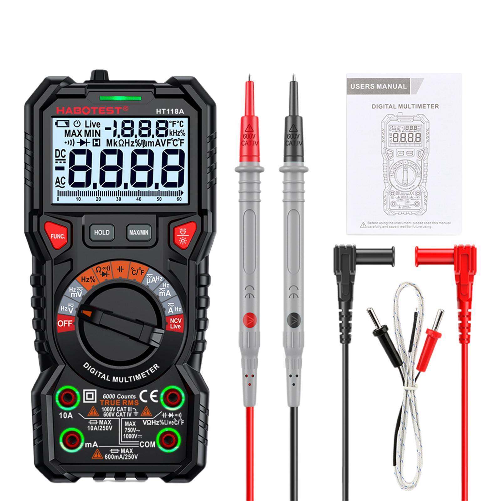 Digital Tester High Precision Digital Meter for Computer Repair Smartphone