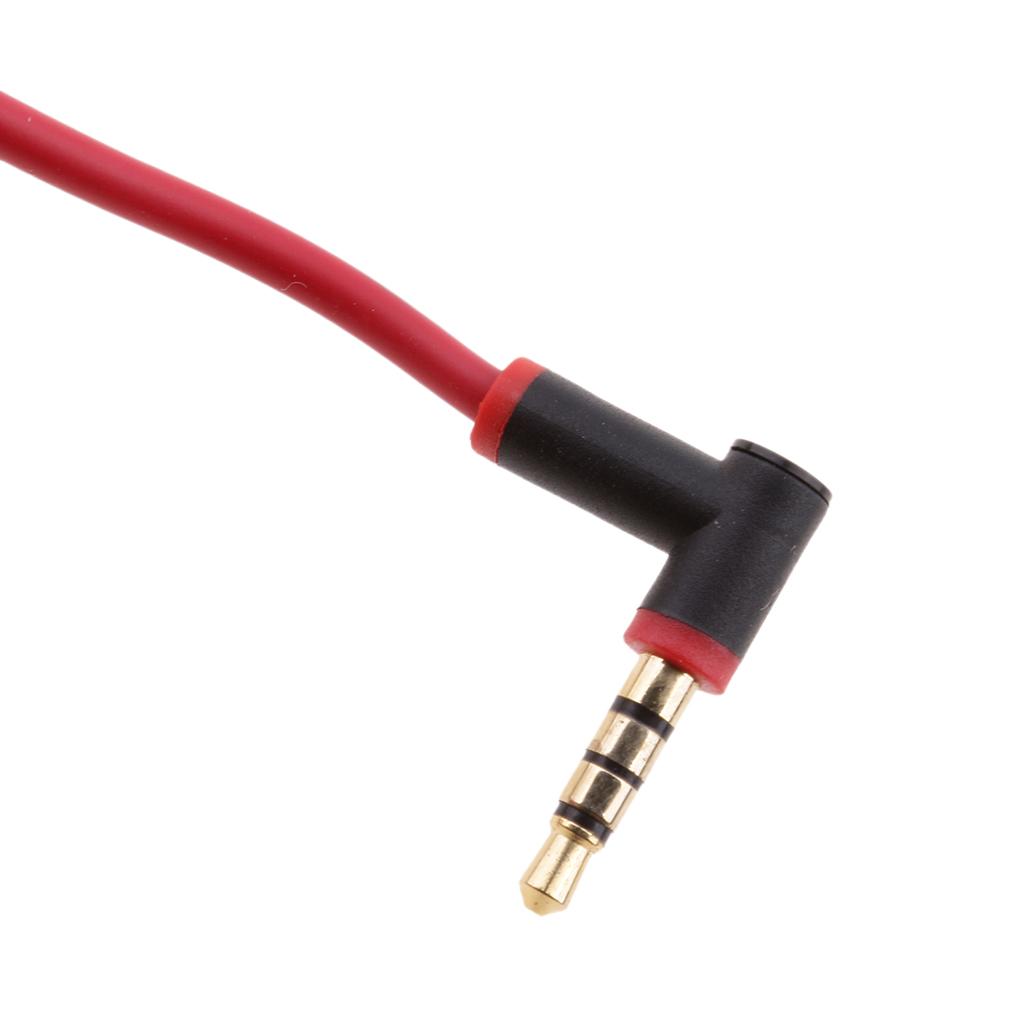 Replacement Audio Cable Cord Wire with In-line Microphone and Control For Beats by Dr Dre Headphones Solo/Studio/Pro/Detox/Wireless/Mixr/Executive/Pill