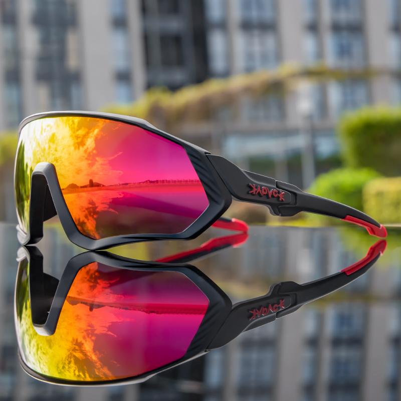 Kính râm xe đạp MTB Kính kính tuần hoàn Cycles Goggles kính xe đạp Đàn ông/Phụ nữ đi xe đạp kính mắt Color: 08 Lenses Color: 1 lens