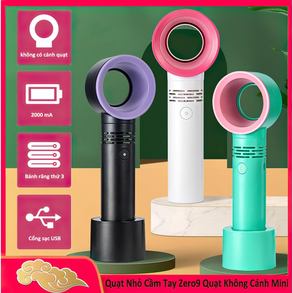 Yumeshop94Quạt Không Cánh Cầm Tay Mini - Có Thể Sạc Lại