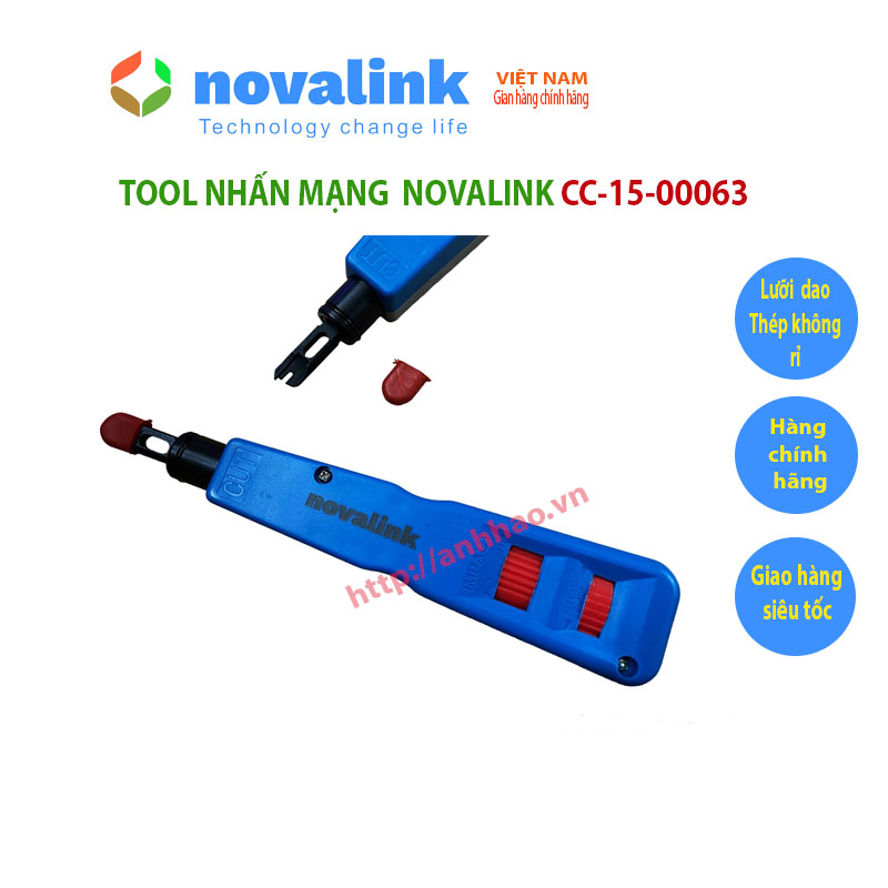 Tool nhấn mạng Novalink CC-15-00063 cao cấp - Hàng chính hãng, đủ thuế VAT, COCQ