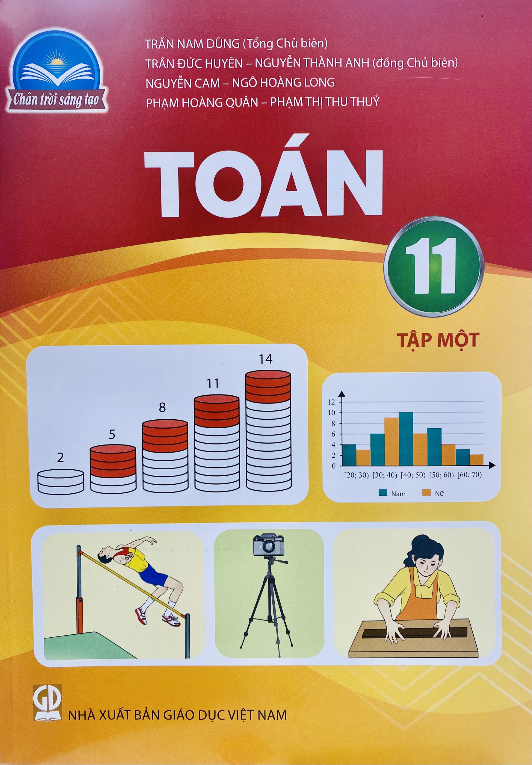 Sách - Combo 5 cuốn Toán lớp 11 (Chân trời sáng tạo) (SGK+BT+Chuyên đề)