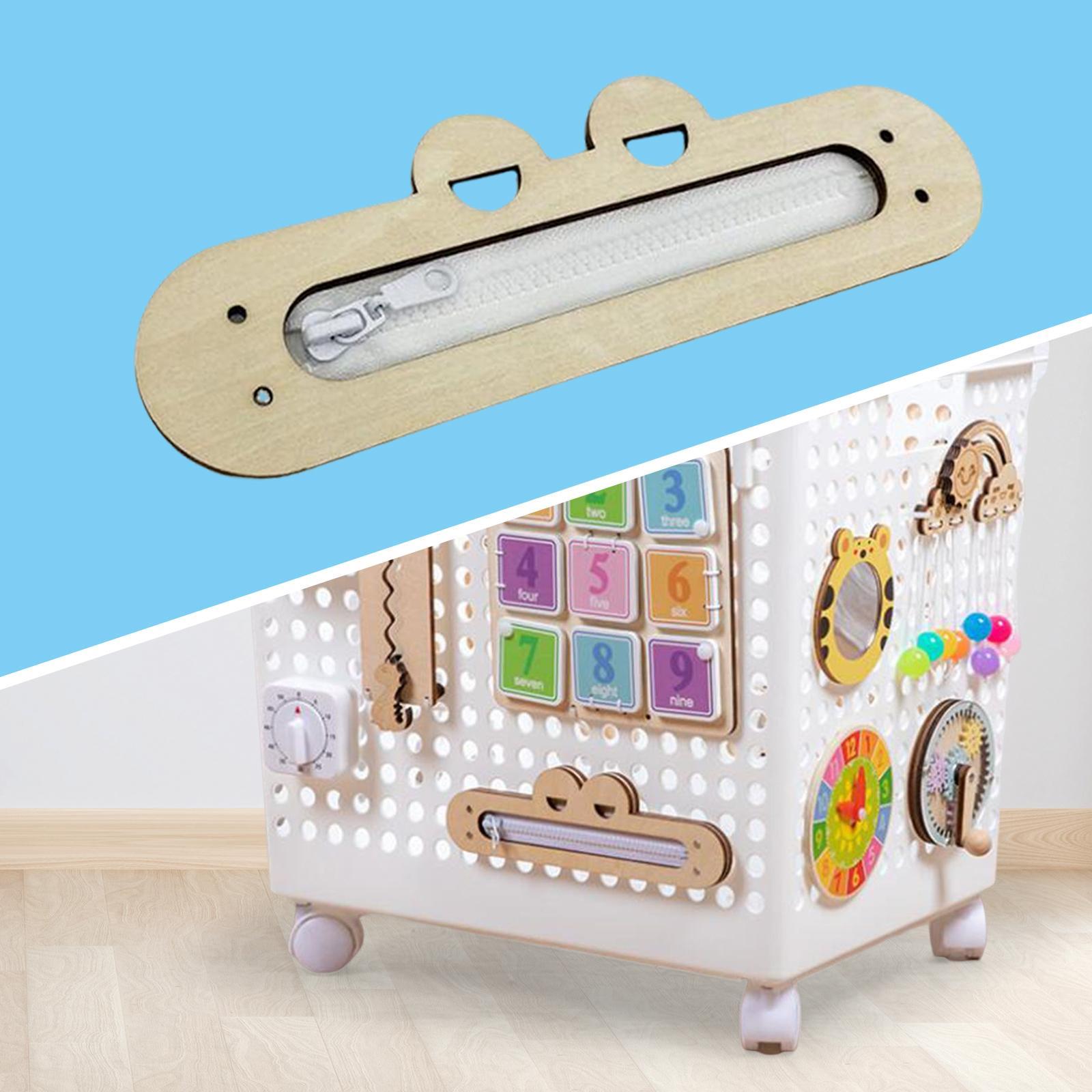 Wooden Montessori Busy Board Learning Activities Handicraft Toy for Kids