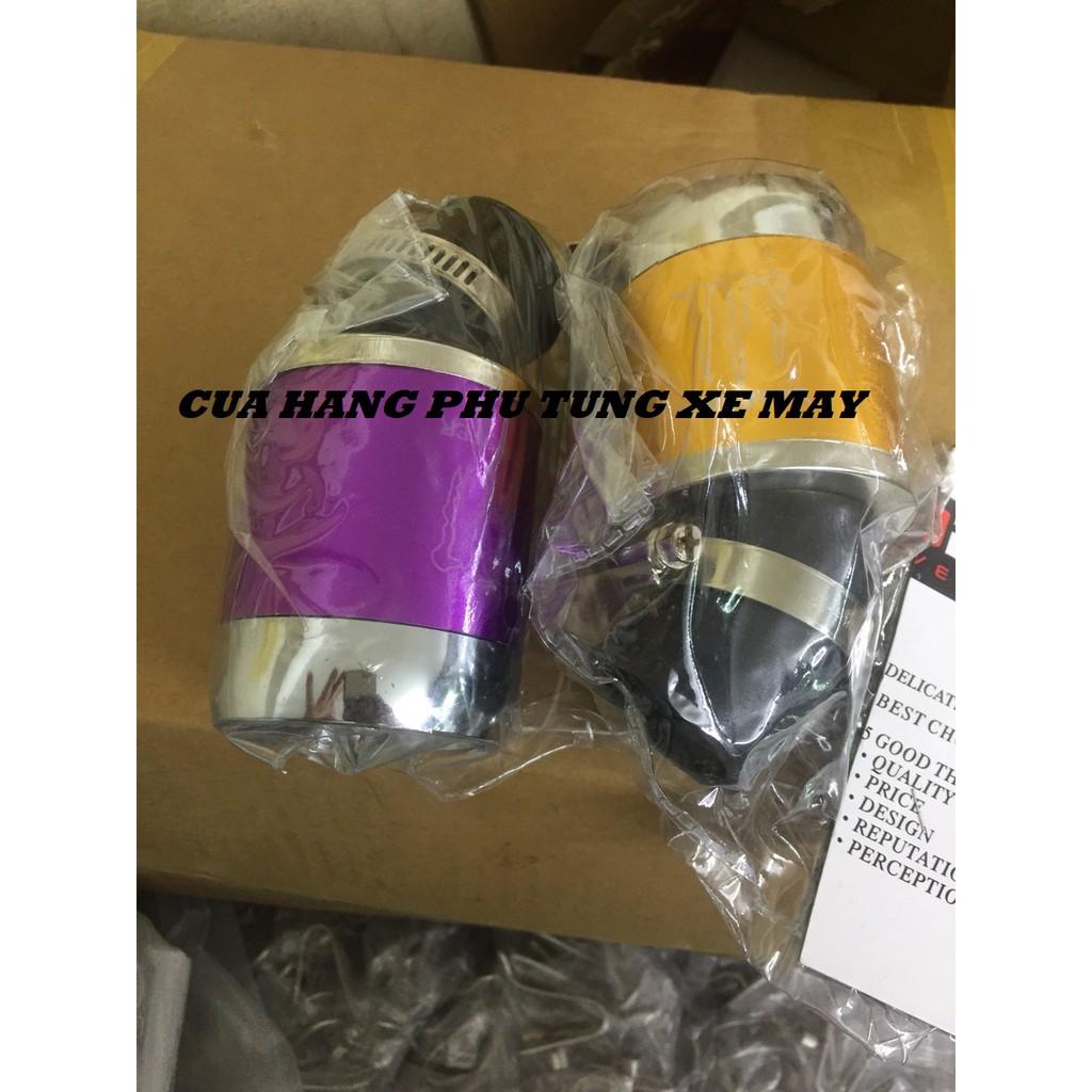 Pô e tăng tốc hình Cánh quạt dành cho xe Dream/ Wave/ Cup