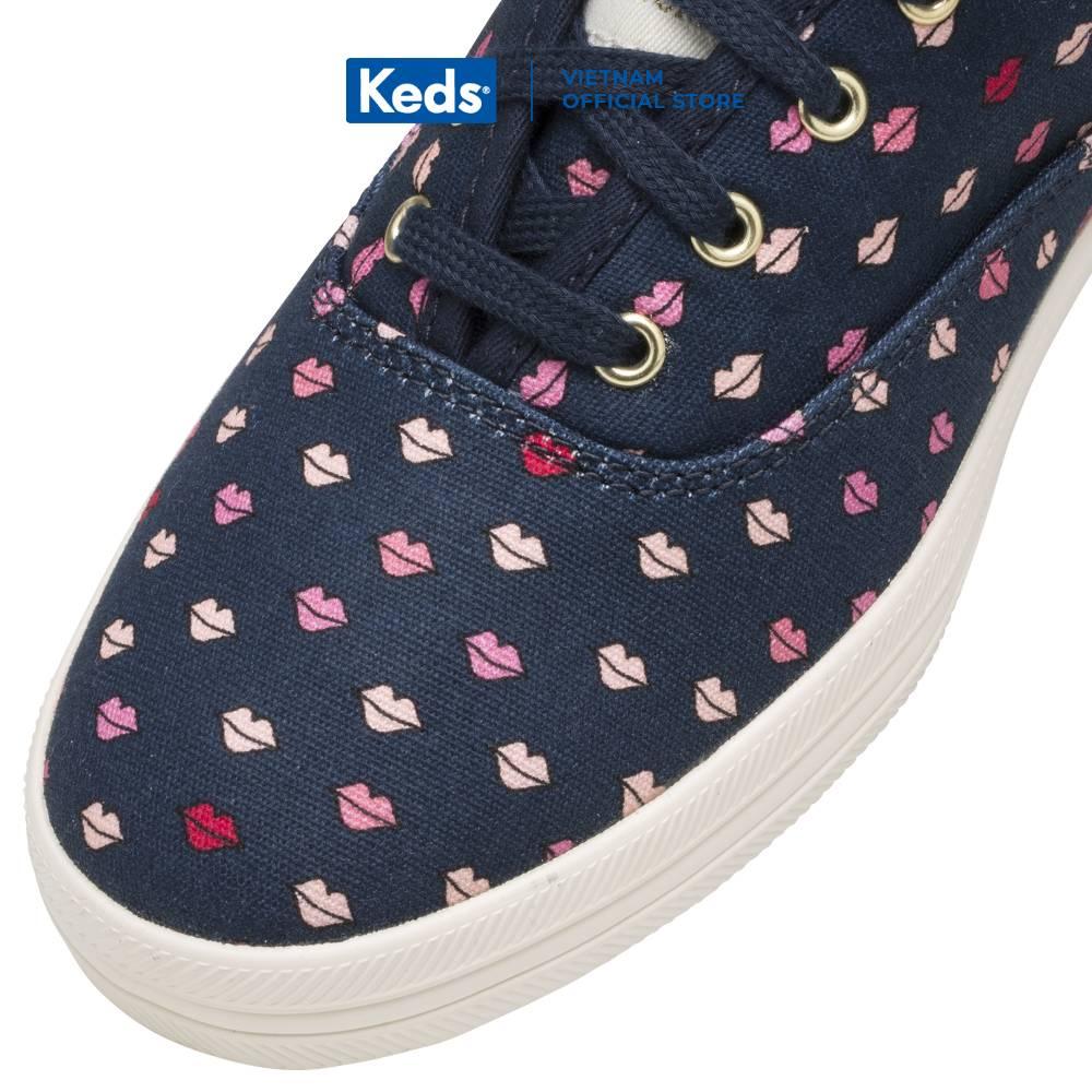 Giày Keds Nữ- Champion Lips Navy- KD060482