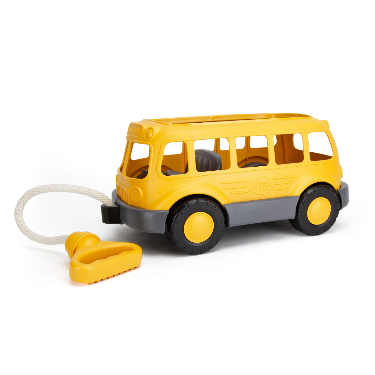 Đồ Chơi Xe School Bus Có Dây Kéo Green Toys Cho Bé Từ 18 Tháng