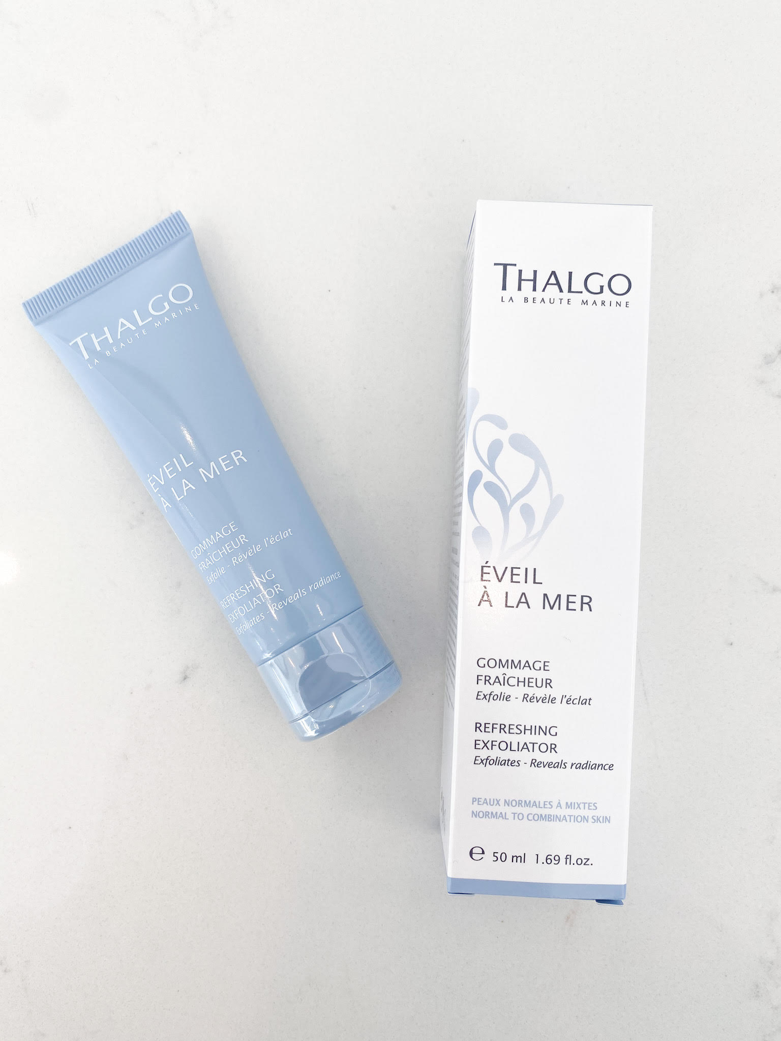 [Đại Lí] Tẩy tế bào chết da thường, da dầu nhờn mụn THALGO 50ml -  Refreshing Exfoliator