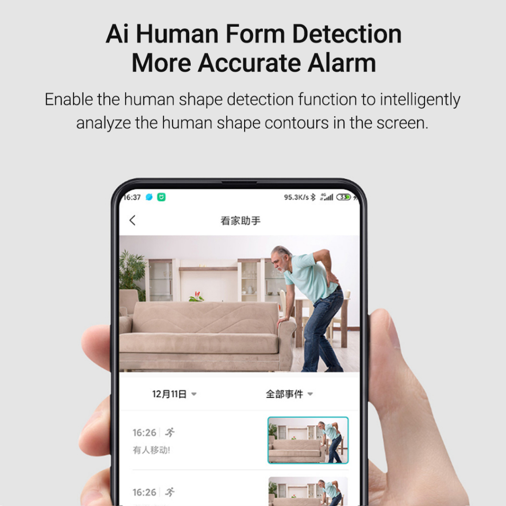 XIAOMI Camera Thông Minh Xiaovv Q1 1080P Độ Phân Giải 200W HD 360 Độ° Thiết Bị Giám Sát Giọng Nói Liên Lạc Bằng Giọng Nói Với Ứng