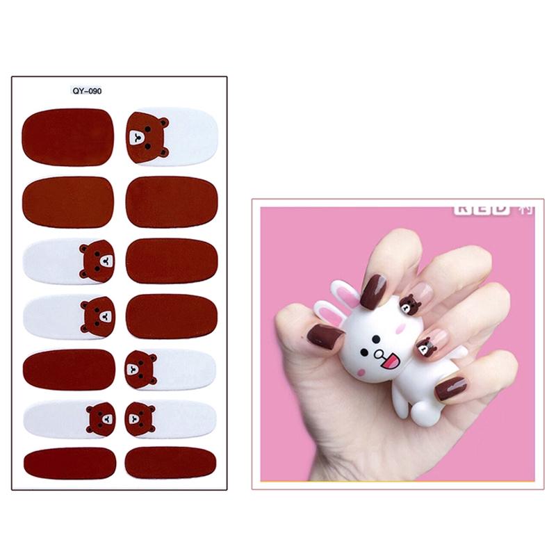 Set 14 miếng dán móng nghệ thuật