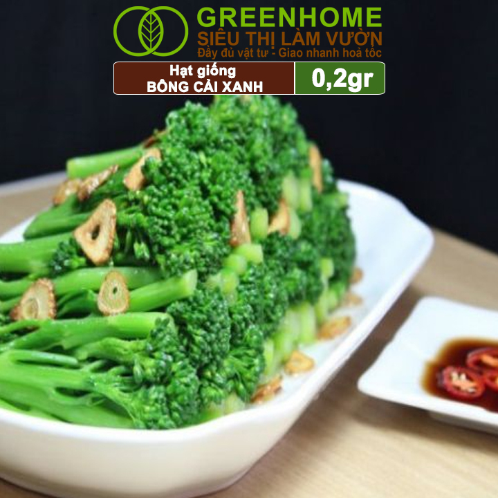 Hạt Giống Súp Lơ Xanh Greenhome, Gói 5g, Dễ Trồng Quanh Năm, Nảy Mầm Cao, Thu Hoạch Nhanh, T10