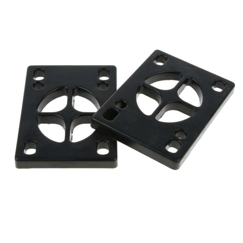 4pcs Skateboard Risers Shock Pad Longboard Shock-proof Mounting Hardware