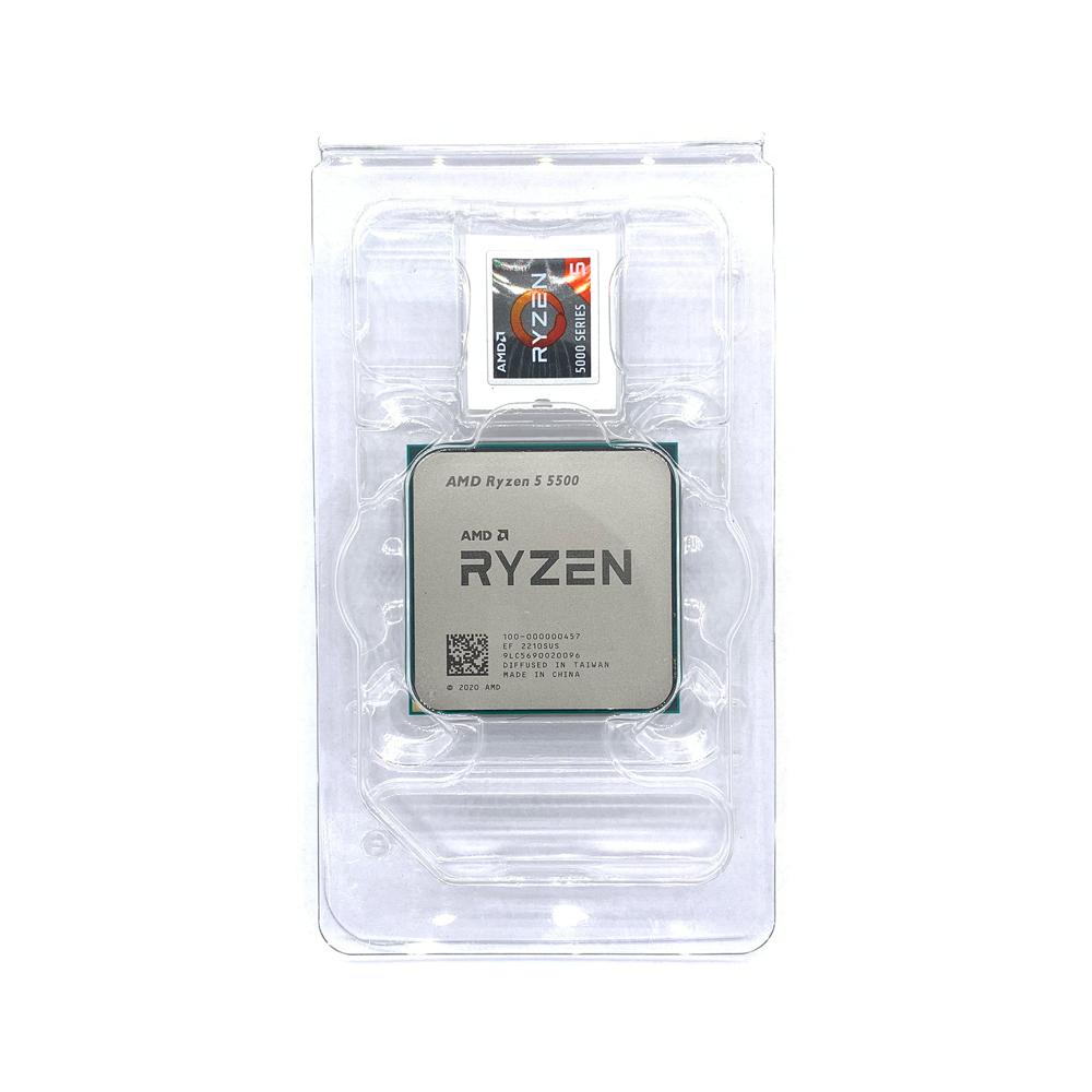 Mới AMD Ryzen 5 5500 CPU R5 5500 3.6 GHz 6 Nhân 12 Luồng Bộ Xử Lý CPU 7NM L3=16M Ổ Cắm AM4 Mới Không Có Tản Nhiệt