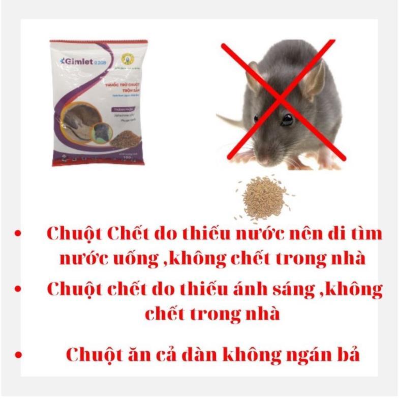 Combo 2 Gói Bả Mồi Diệt Chuột Sinh Học Hiệu Quả 50G