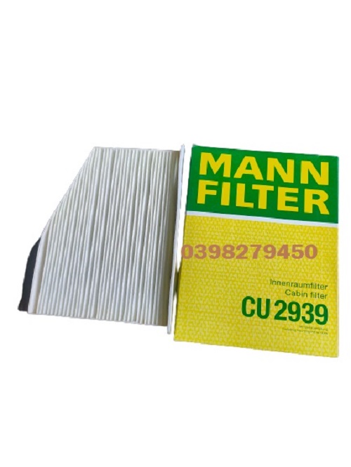 LỌC GIÓ ĐIỀU HÒA MANN FILTER CHO VM GROUP CU2939 (MÃ: 1K0 819 644; 1K0 819 644 A; 1K0 819 644 B)