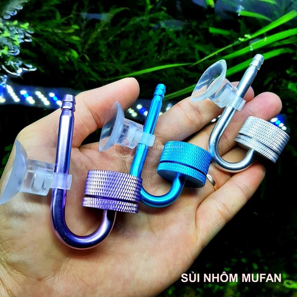 Cốc Sủi CO2 Nhôm MUFAN Siêu Mịn | Sủi Khuếch Tán CO2 Cho Bể Thuỷ Sinh