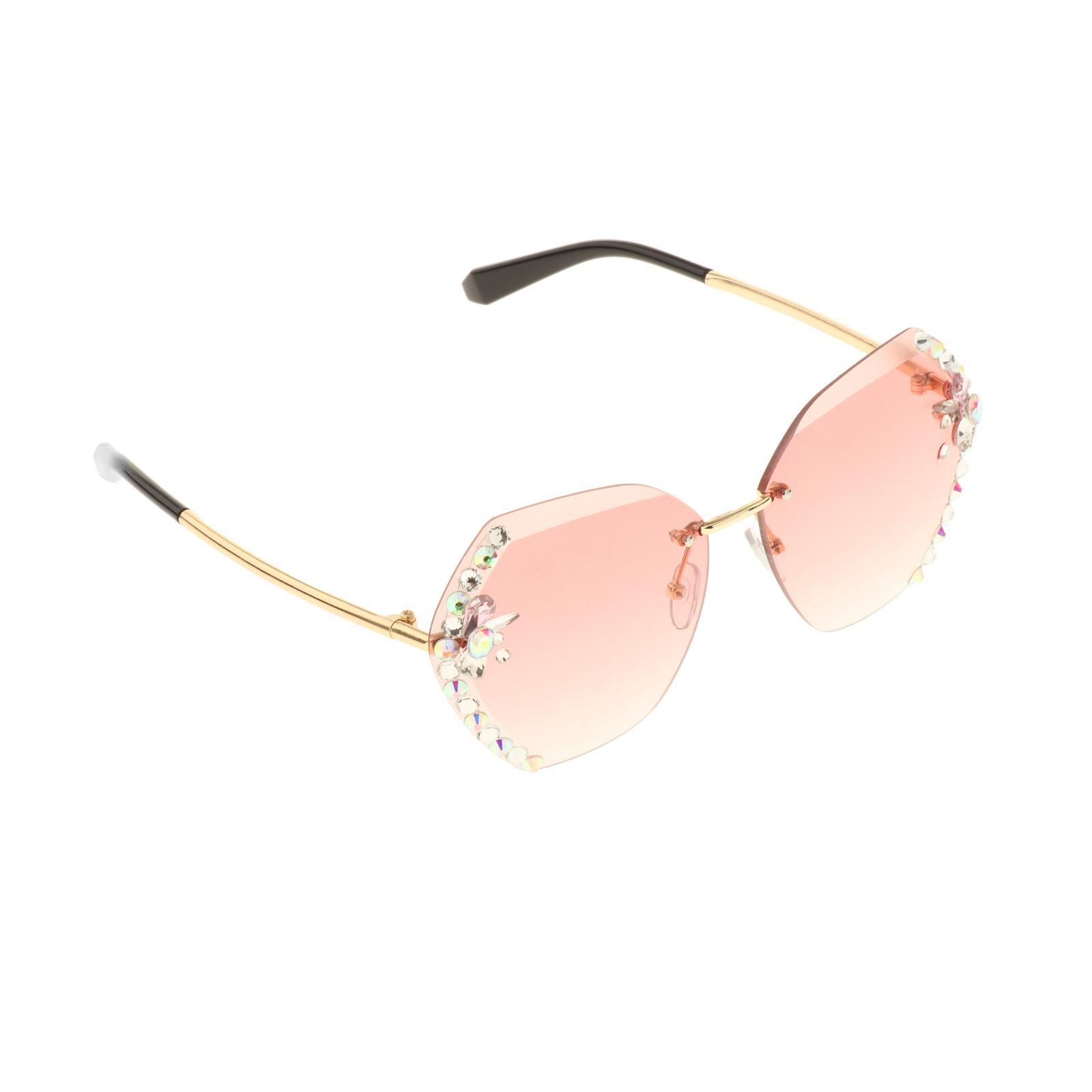 Fashion Vintage Oversized Sunglasses Women Gradient Eyewear Glasses