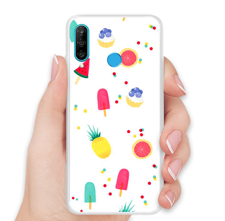 Ốp lưng dẻo cho điện thoại Huawei P30 Lite - 0161 SUMMER - Hàng Chính Hãng