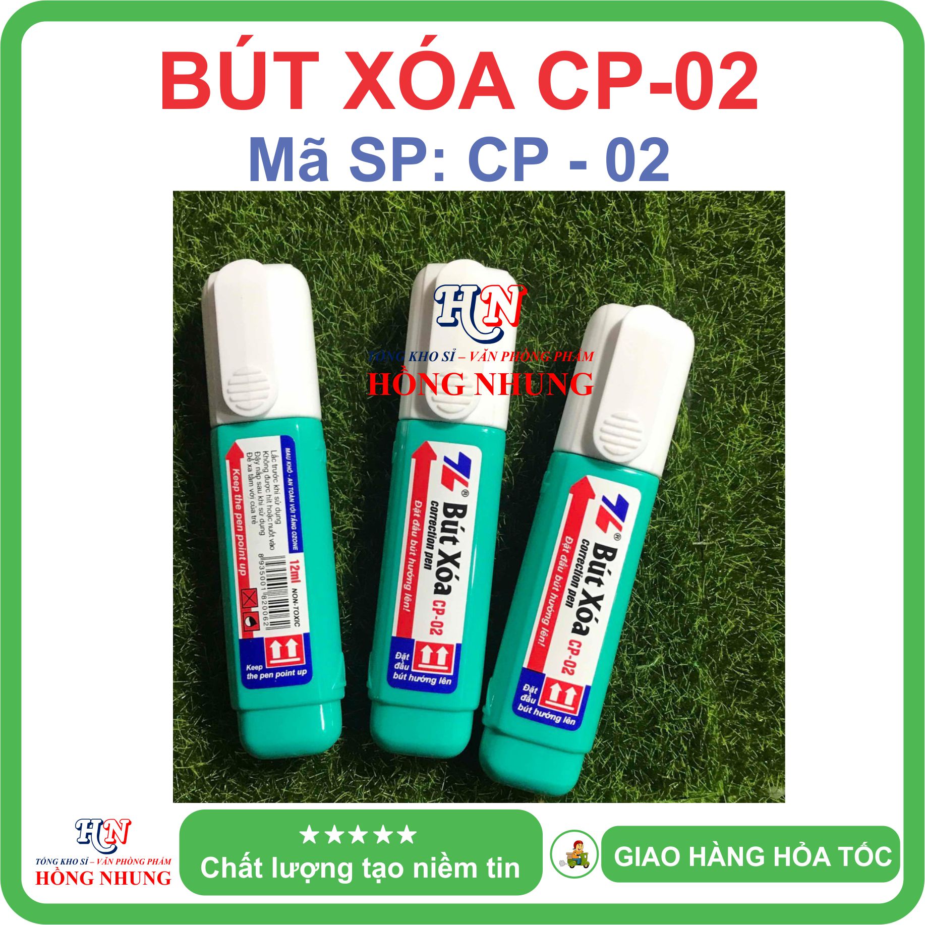 [SALE] Bút xóa nước CP-02, An Toàn, Không Độc Hại, Kiểu Dáng Nhỏ Gọn